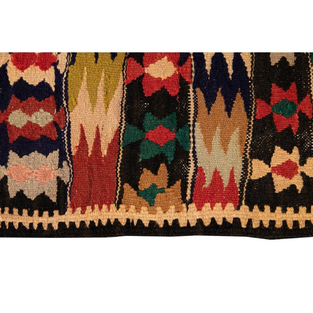 Mid-20th Century Vintage Kilim Runner Rug 3' 10" X 8' For Sale - Image 10 of 13