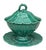Late 19th Century English Green Majolica Geranium Plate, Circa 1880 For Sale - Image 5 of 6
