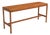 Mid Century Solid Teak Sofa Hall Console Table Thailand Scandinavian 1970s For Sale