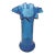 Blenko-Style Ruffle Top Crackle Vase For Sale