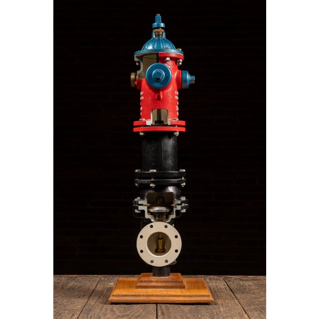 Vintage Fire Hydrant Cutaway Demonstrator by Clow For Sale - Image 10 of 13