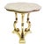 Vintage Hollywood Regency Marble Top Pedestal Side Table 26.75" For Sale In San Francisco - Image 6 of 14