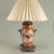 Antique Japanese Kutani porcelain vase table lamp,19thC Height of the lamp 62 cm,diam. of the shade 45 cm European Plug...