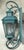 2020s Monumental Coach Style Brass & Bronze Wall Lantern With Verdigris Finish . For Sale - Image 5 of 15