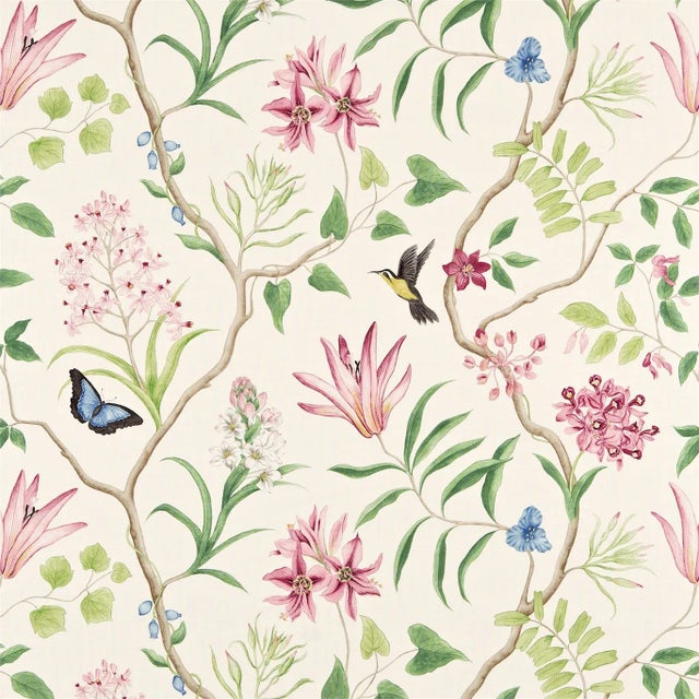 Sanderson Clementine Fabric in Chintz - a Sample For Sale
