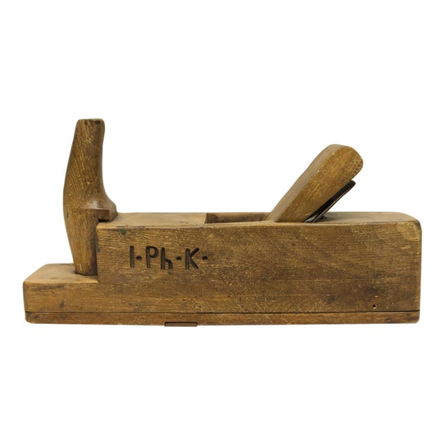 Antique Wood Hand Plane 10" Woodworker Tool For Sale