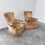Hollywood Regency Sculptural Lounge Chairs with Fringed, Set of 2 For Sale - Image 6 of 11