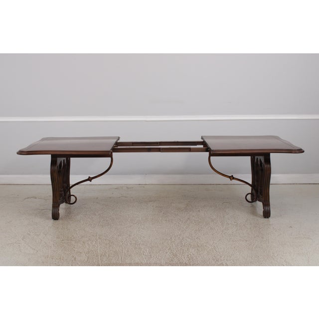 French Louis XIV Style Walnut Dining Table For Sale - Image 12 of 15