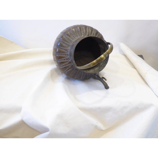 Traditional 19th Century Middle Eastern Bronze Ewer For Sale - Image 3 of 5