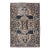 Persian Antique Hamadan Rug in Blue With a Medallion and Geometric Design 4'4 X 6'9 For Sale