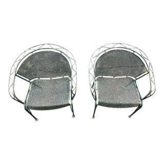 2 Vintage Woodard Chairs, Attributed For Sale