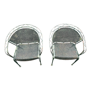 2 Vintage Woodard Chairs, Attributed