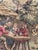 Antique French Aubusson Jacquard Tapestry Village, 1970s For Sale - Image 6 of 18