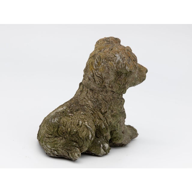 Vintage Reconstituted Stone Dog Terrier, English Mid 20th C. For Sale In New York - Image 6 of 8