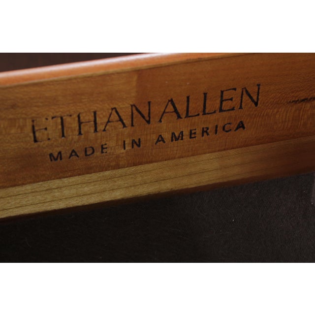 Ethan Allen Cherry Demilune Four-Door Buffet Sideboard For Sale - Image 15 of 16