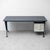 Metal and Blue Leather Arco Desk by BBPR for Olivetti, 1960s For Sale - Image 3 of 12