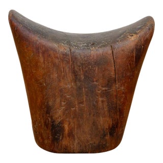 Antique African Wooden Headrest For Sale