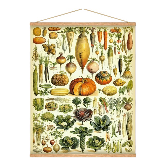 Antique 'Vegetable' Wall Hanging For Sale