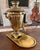 Traditional Antique Early 1900s Russian Brass Samovar and Tray For Sale - Image 3 of 13