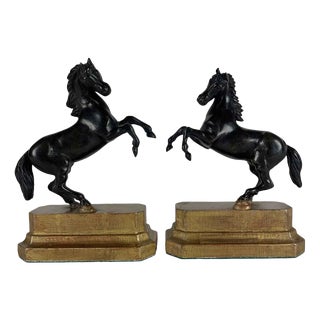 Grand Tour Horse Sculptures, Early 1800s, Bronzes, Set of 2 For Sale