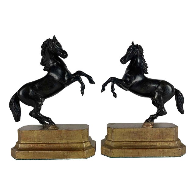 Grand Tour Horse Sculptures, Early 1800s, Bronzes, Set of 2 For Sale
