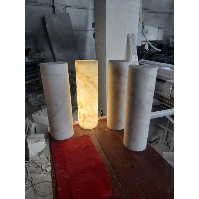 Not Yet Made - Made To Order Ephesus Alabaster Wall Sconce For Sale - Image 5 of 5