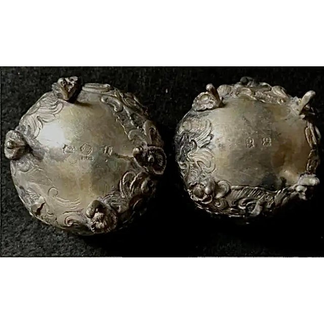 Early 20th Century Vintage Birks Silver Open Salt Cellars For Sale - Image 5 of 7