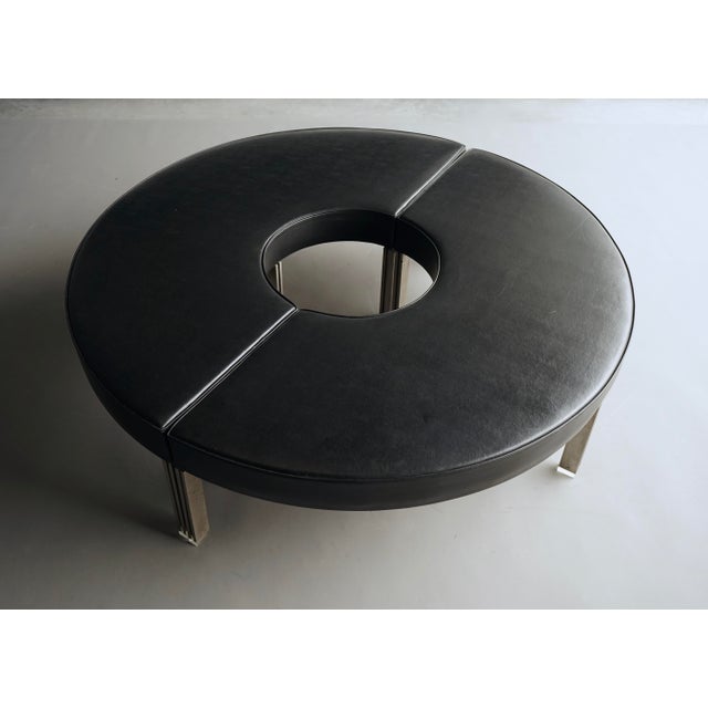 Mid-Century Round Modernist Benches, 1960s, Set of 2 For Sale - Image 15 of 15
