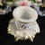 1970s Alboth and Kaiser Five Candle Candelabra With Dimensional Flowers For Sale - Image 5 of 9