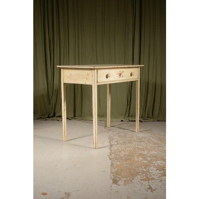 Early Victorian Painted Pine Side Table, 1840s For Sale - Image 3 of 10