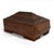 Antique Tramp Art Lidded and Footed Box For Sale - Image 9 of 10