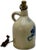 Blue Antique 1870s American Peabody Massachusetts Blue Decorated 1 Gallon Stoneware Jug - Table Lamp Base Conversion For Sale - Image 8 of 18