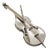 Large Vintage Italian Handmade Silver Violin and Bow Figurine with Stand from Angini, Arezzo, Italy, 1980s For Sale