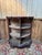 Napoleon III Curved Corner Buffet in Flamed Mahogany For Sale - Image 4 of 6