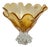 Amber-Colored Murano-Style Glass Bowl, 1970s For Sale