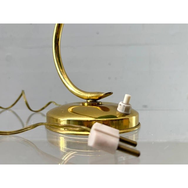 Vintage Table Lamp with Metal Shade, Italy, 1950s For Sale - Image 12 of 16