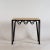 Tan Méandre' Black Iron and Travertine Side Tables by Design Frères - a Pair For Sale - Image 8 of 13