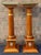 Pair Mahogany and Gilt Decorated Galleried Marble Top Pedestals by Francesco Meroni For Sale - Image 13 of 18