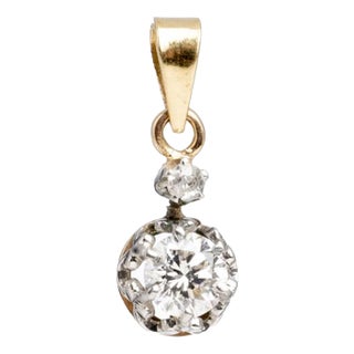 Pendant in 18k Gold and Diamonds For Sale
