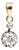 Pendant in 18k Gold and Diamonds For Sale