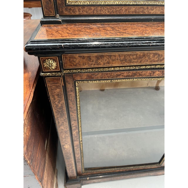Display Cabinet in Burr Walnut For Sale - Image 9 of 10