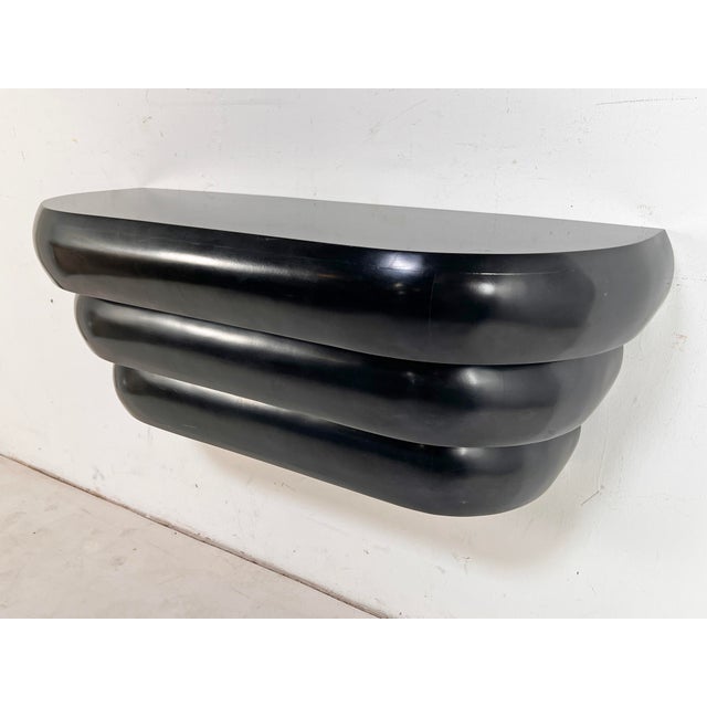 C. 1980s Maitland Smith Tessellated Horn Mirror With Console For Sale In Boston - Image 6 of 9