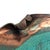 Blue Joy Imai Iridescent Studio Ceramic Bowl With Shell Motif, 9" For Sale - Image 8 of 11