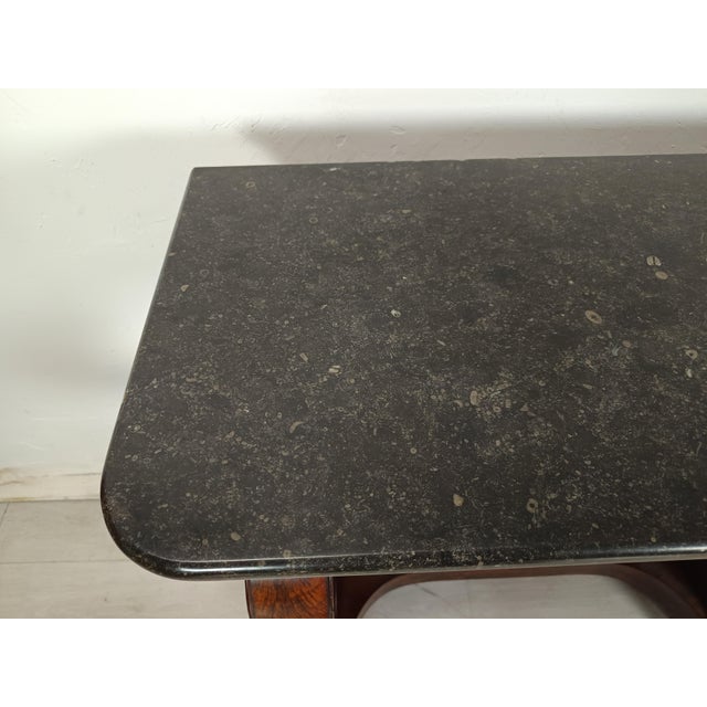 Empire Marble Brown Console For Sale - Image 9 of 18