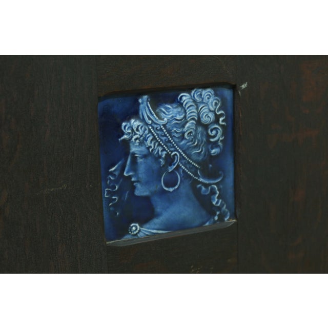 Antique Arts & Crafts Mission Oak Smoking Cabinet For Sale - Image 11 of 13