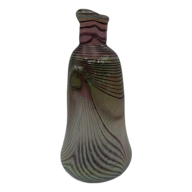 Large Glass Vase by Erwin Eisch, 1982 For Sale