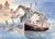 "The Lulu" - Harbor Seascape in Watercolor on Paper Serene watercolor titled "The Lulu" by Anne Ormsby (American, 20th...