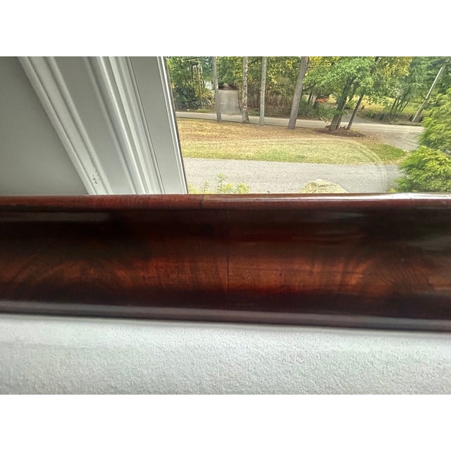 19th Century Antique Empire Style Mahogany Sofa For Sale - Image 10 of 10