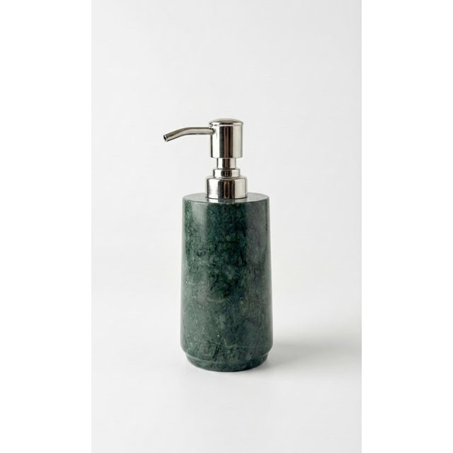 2020s Verde Marble Bath Accessory Set, 5 Pieces For Sale - Image 5 of 7