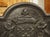 19th Century Small 19th Century French Royal Coat of Arms Cast Iron Fireback For Sale - Image 5 of 16